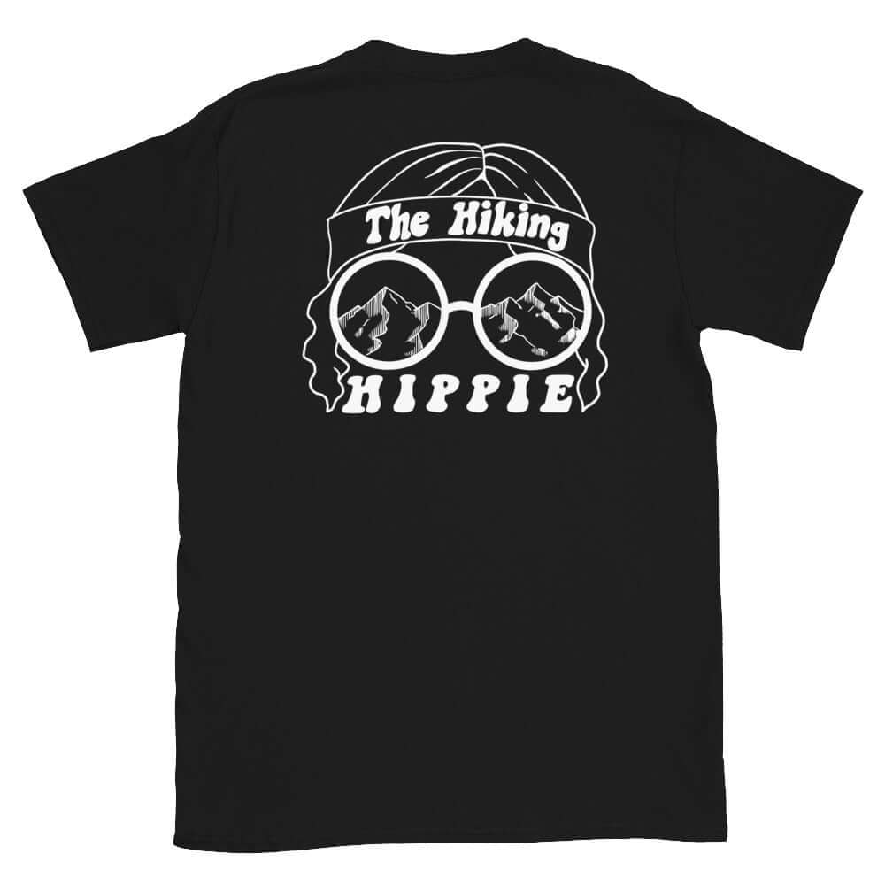 Black Hiking Hippie Classic T-Shirt Black View
