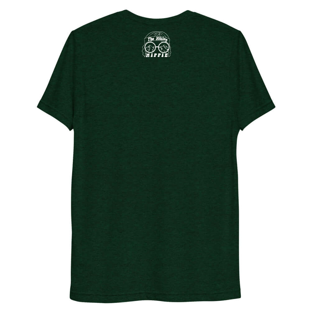Emerald Backpackers T-Shirt The Hiking Hippie Back View