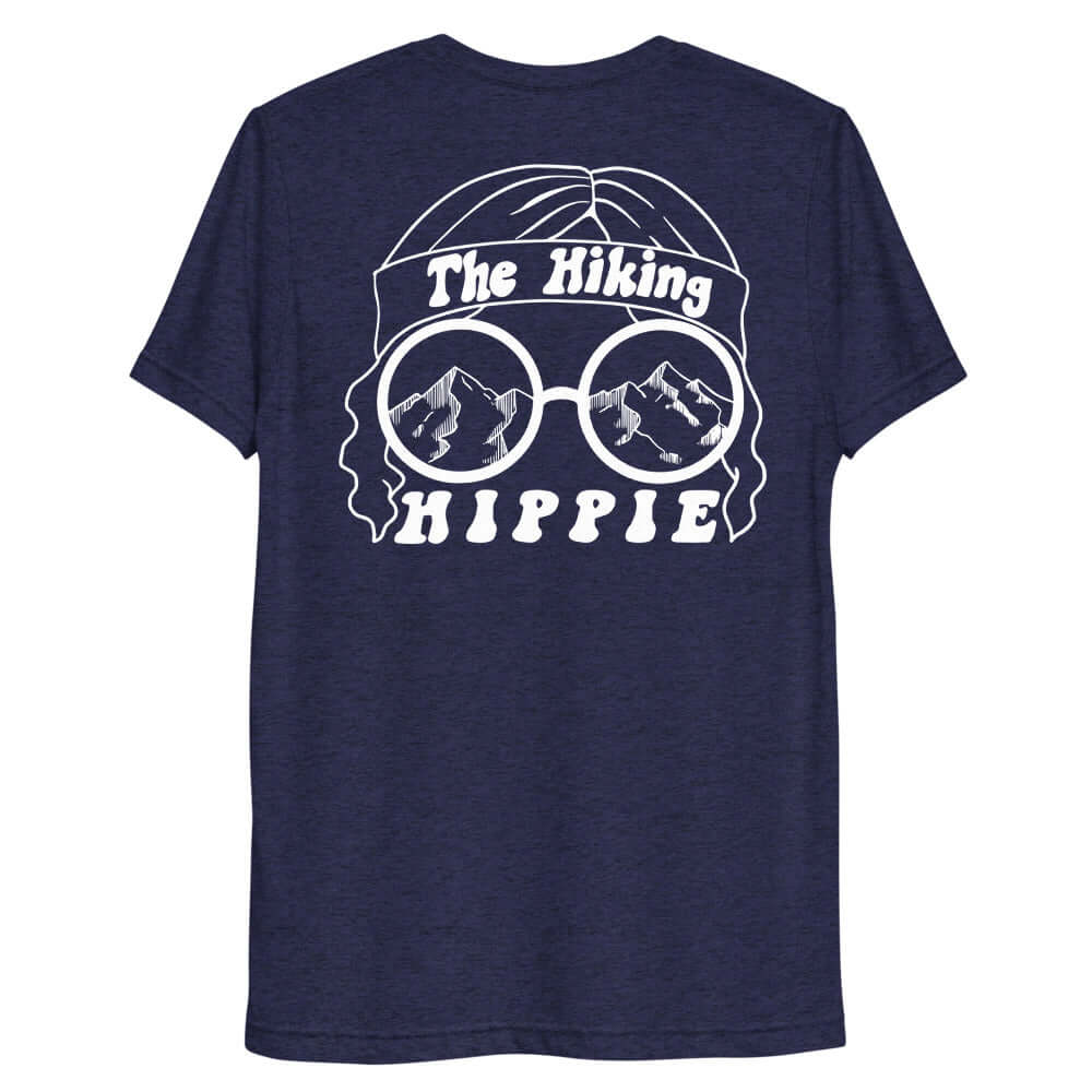 Navy Vintage Hiking Hippie T-Shirt Back View
