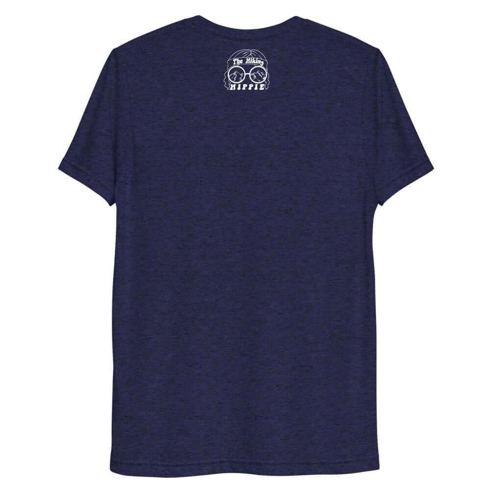 Navy Backpackers T-Shirt The Hiking Hippie Back View