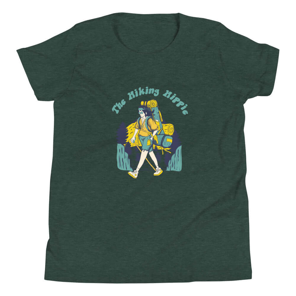 Heather Forest Kids Hiking T-Shirt
