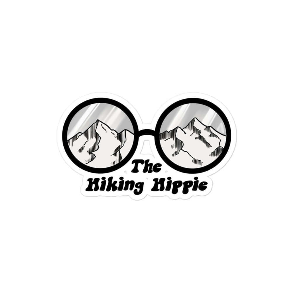 Hiking Hippie Sticker