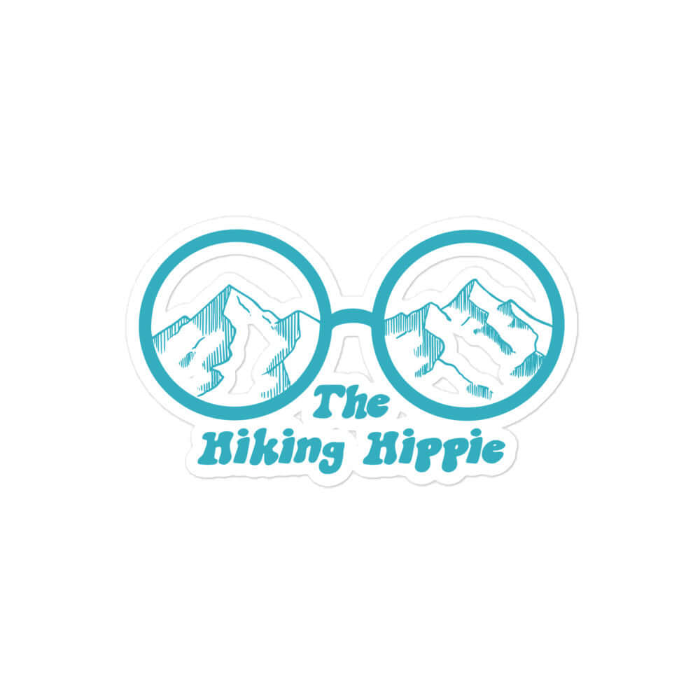 Hiking Hippie Sticker
