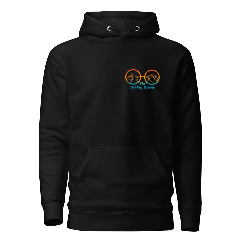 Black Peacefully Wild Hoodie